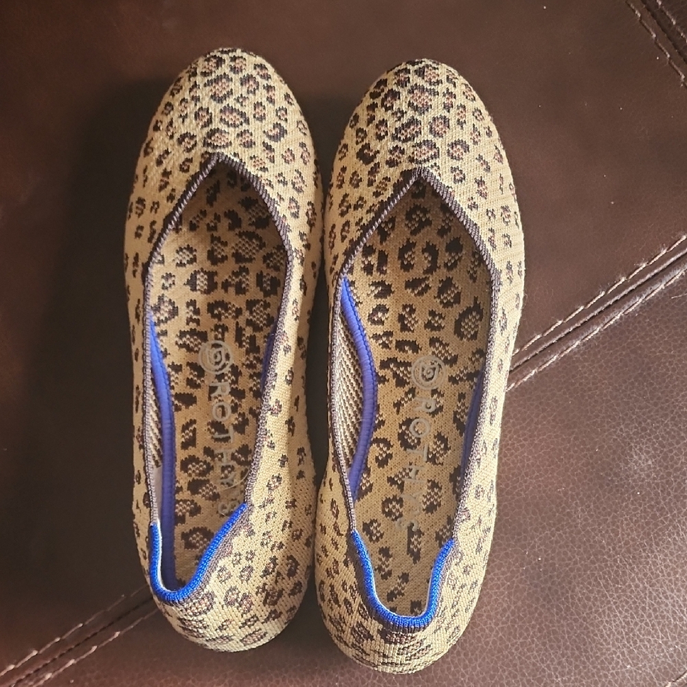 Stylish Leopard Print Rothy's Women's Flats